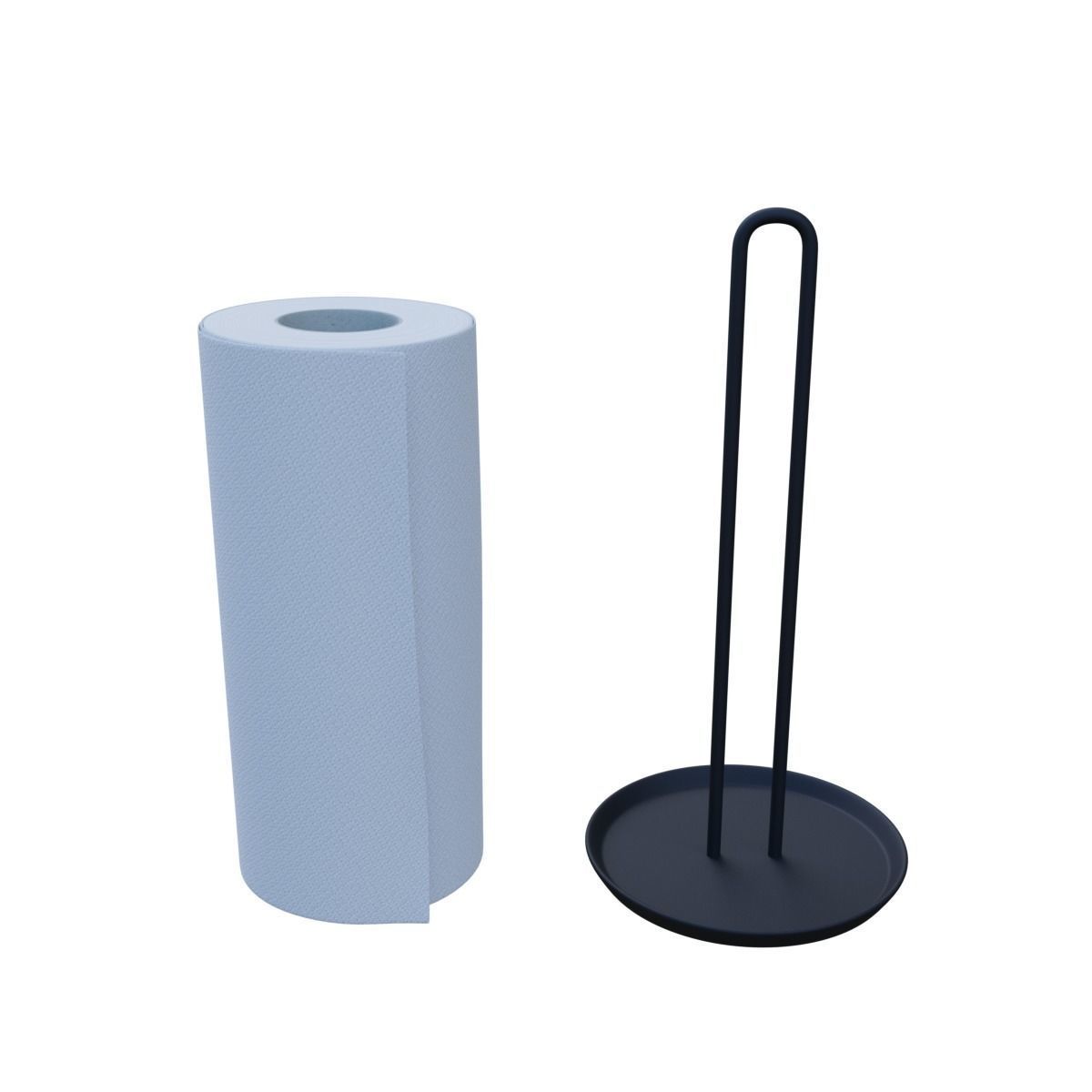 Paper towel Free 3D model_4