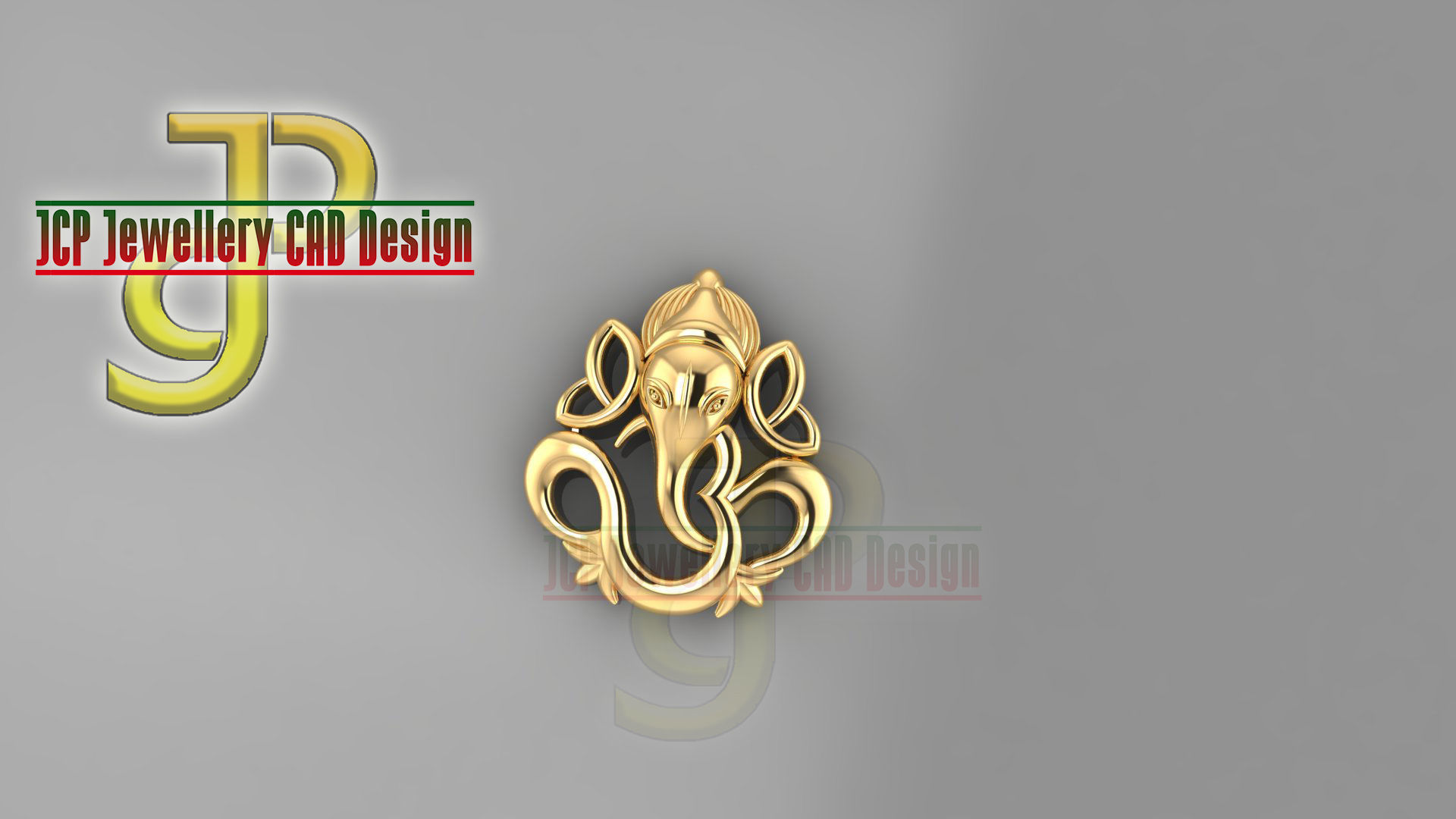 GANASH PENDENT 3D print model_3