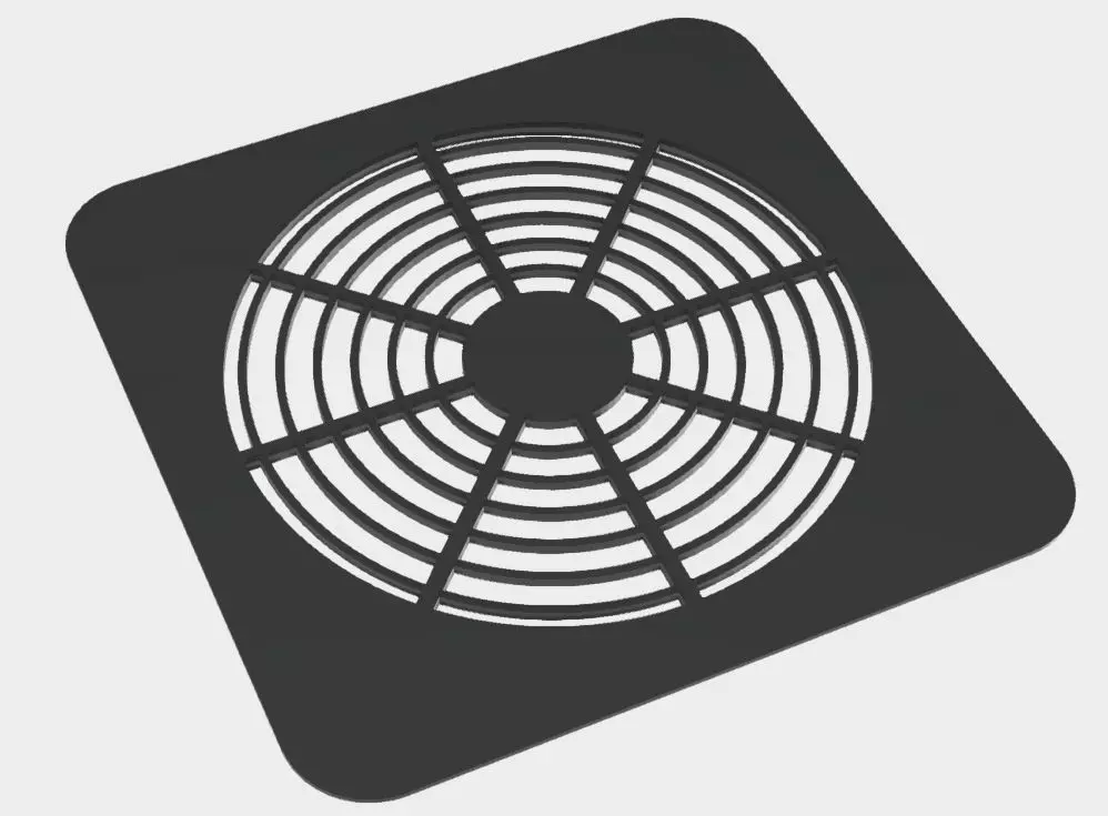 Fan cover for 120 mm Fan Free 3D print model
