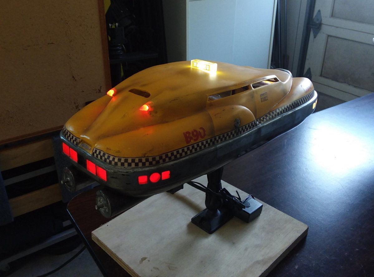 The fifth element taxi cab STL MODEL studio scale 3D print model_26