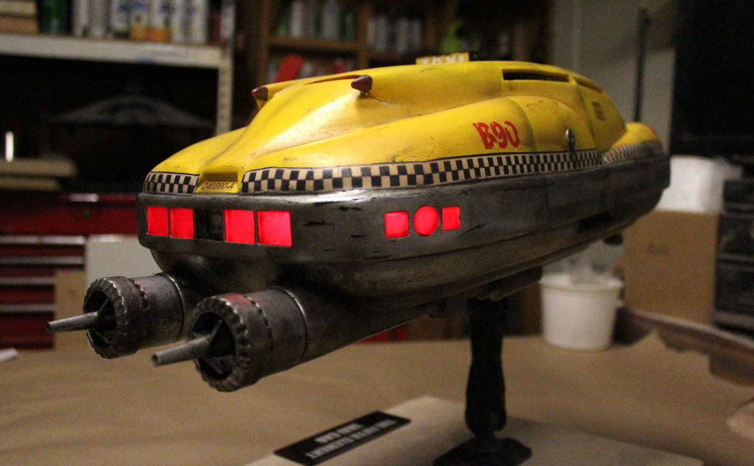 The fifth element taxi cab STL MODEL studio scale 3D print model_21