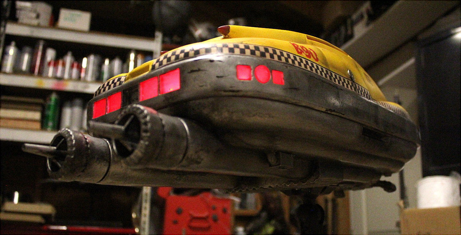The fifth element taxi cab STL MODEL studio scale 3D print model_22