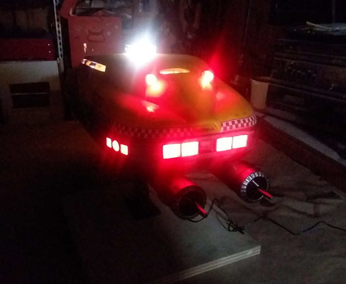 The fifth element taxi cab STL MODEL studio scale 3D print model_27