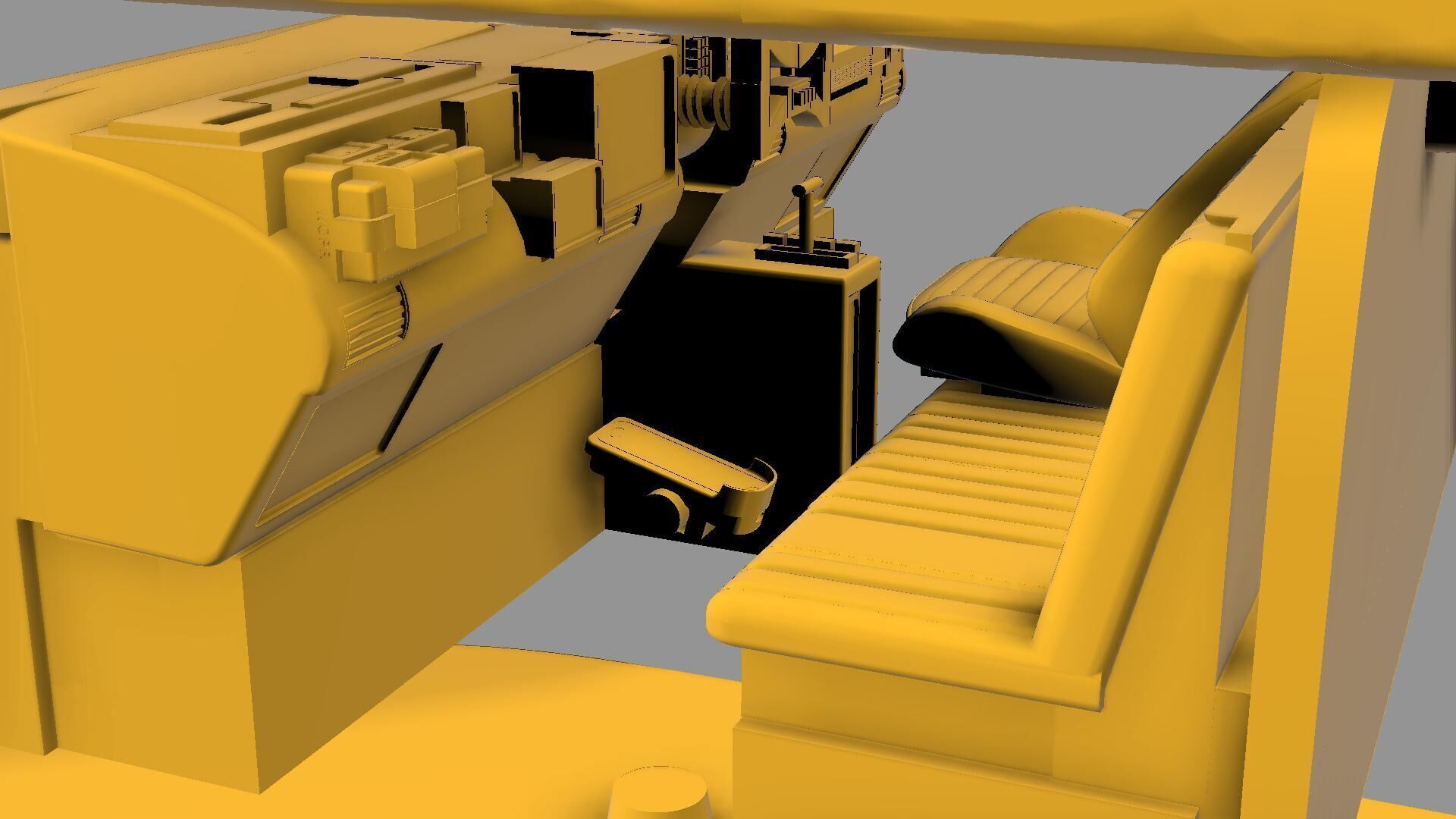 The fifth element taxi cab STL MODEL studio scale 3D print model_10