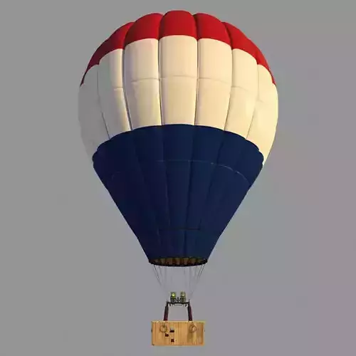 NederlandFlag-Parachute hot air balloon