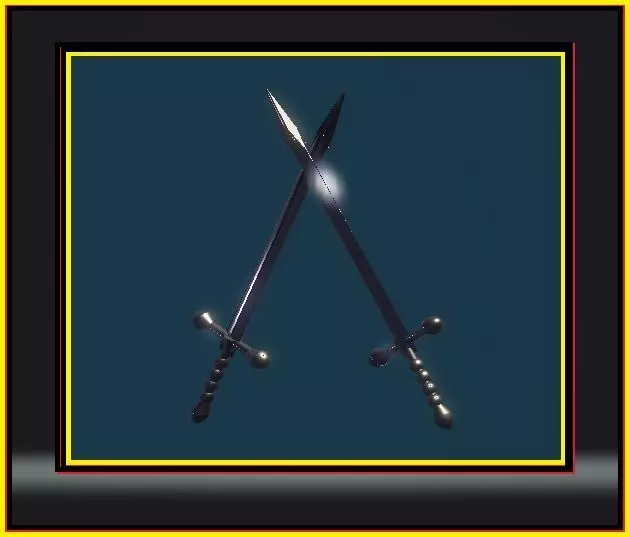 Epic Sabers Free low-poly 3D model