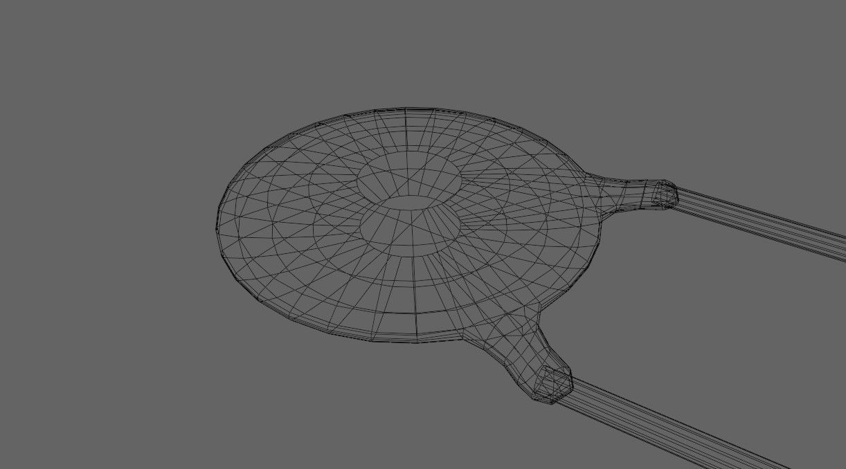 Ceramic Capacitor - Electronic Parts Low-poly 3D model_20