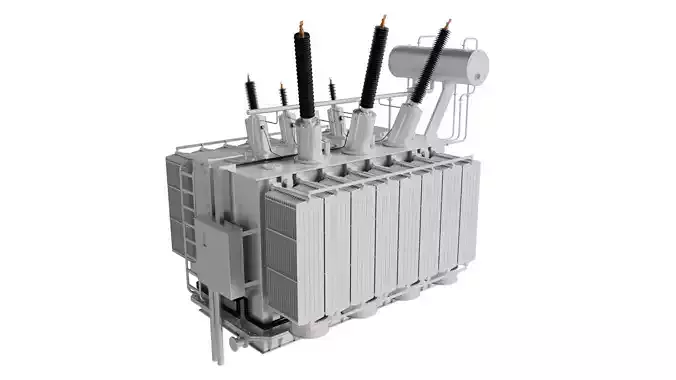 Electrical Transformer 3D model 3D model