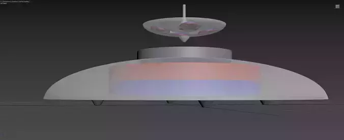 Quadro Magnetic Stabilized Spinning Top - Concept 3D model