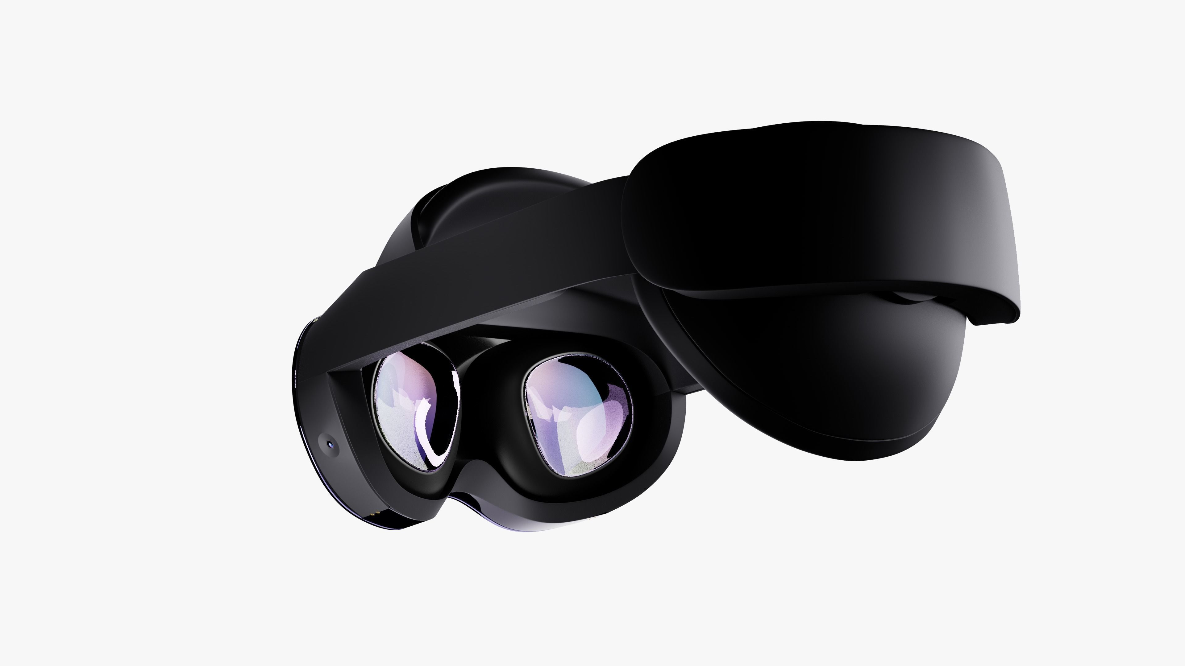 VR headset Meta Quest Pro 3D model_1