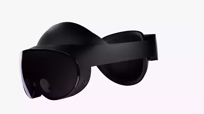 VR headset Meta Quest Pro 3D model