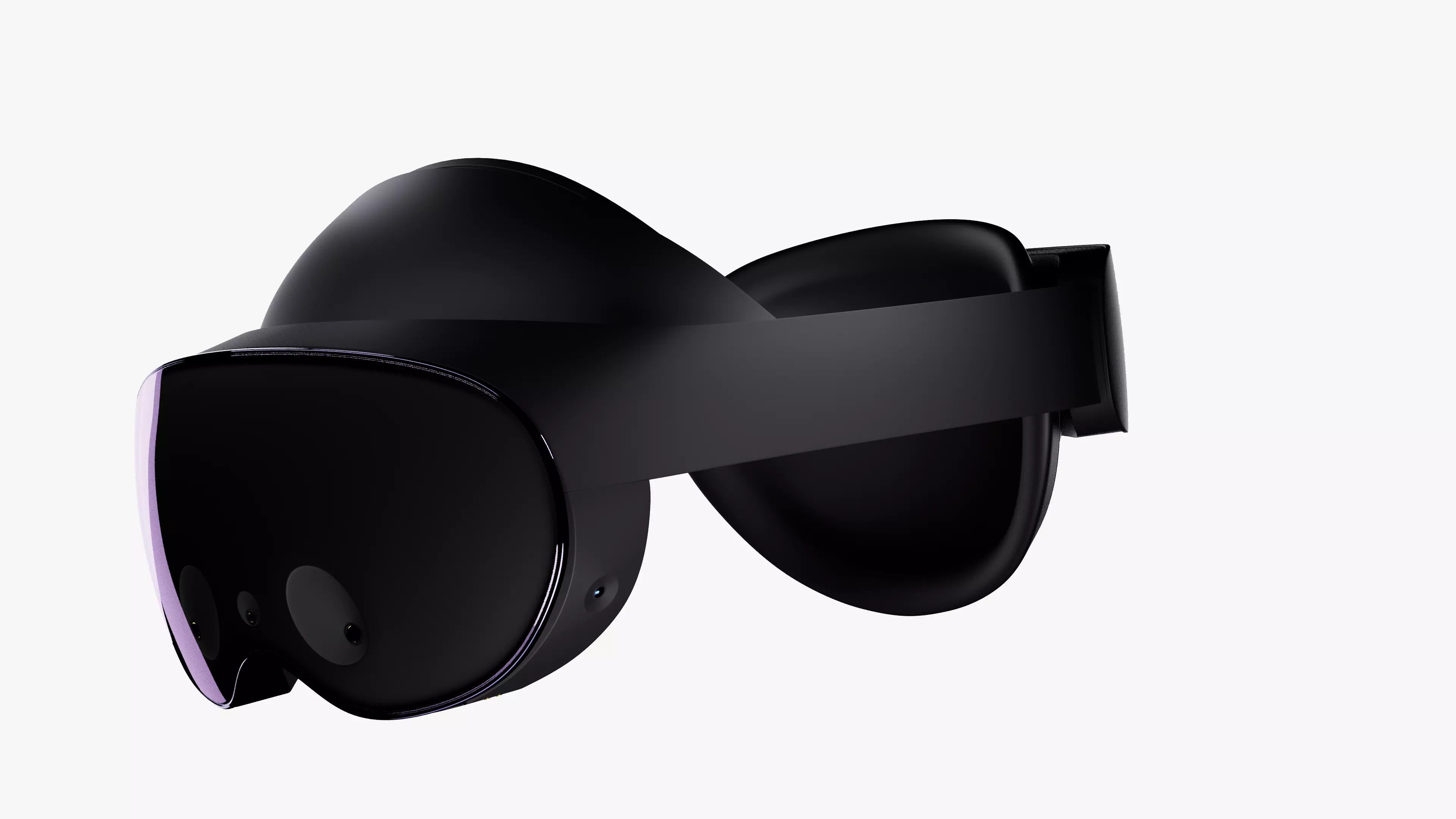 VR headset Meta Quest Pro 3D model_0
