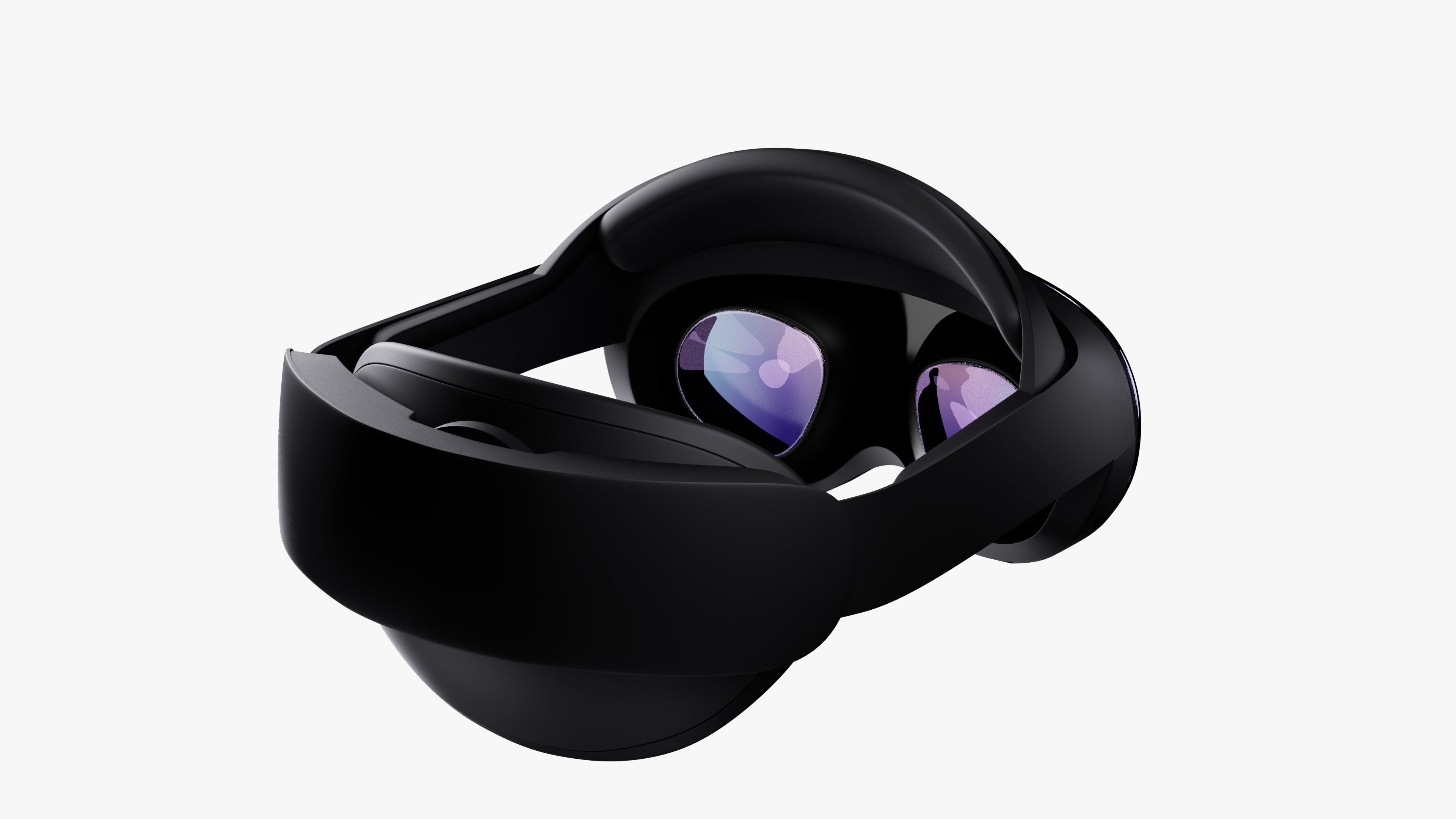 VR headset Meta Quest Pro 3D model_2