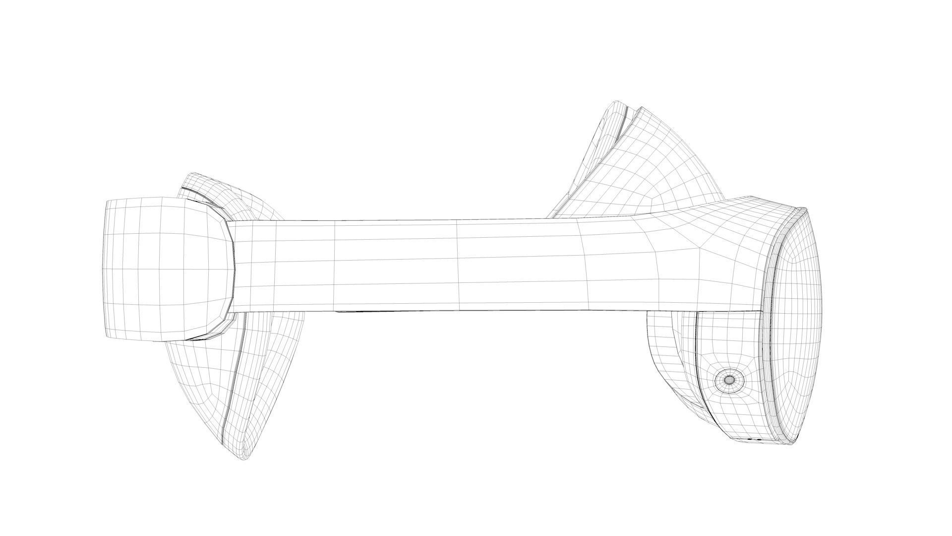 VR headset Meta Quest Pro 3D model_9