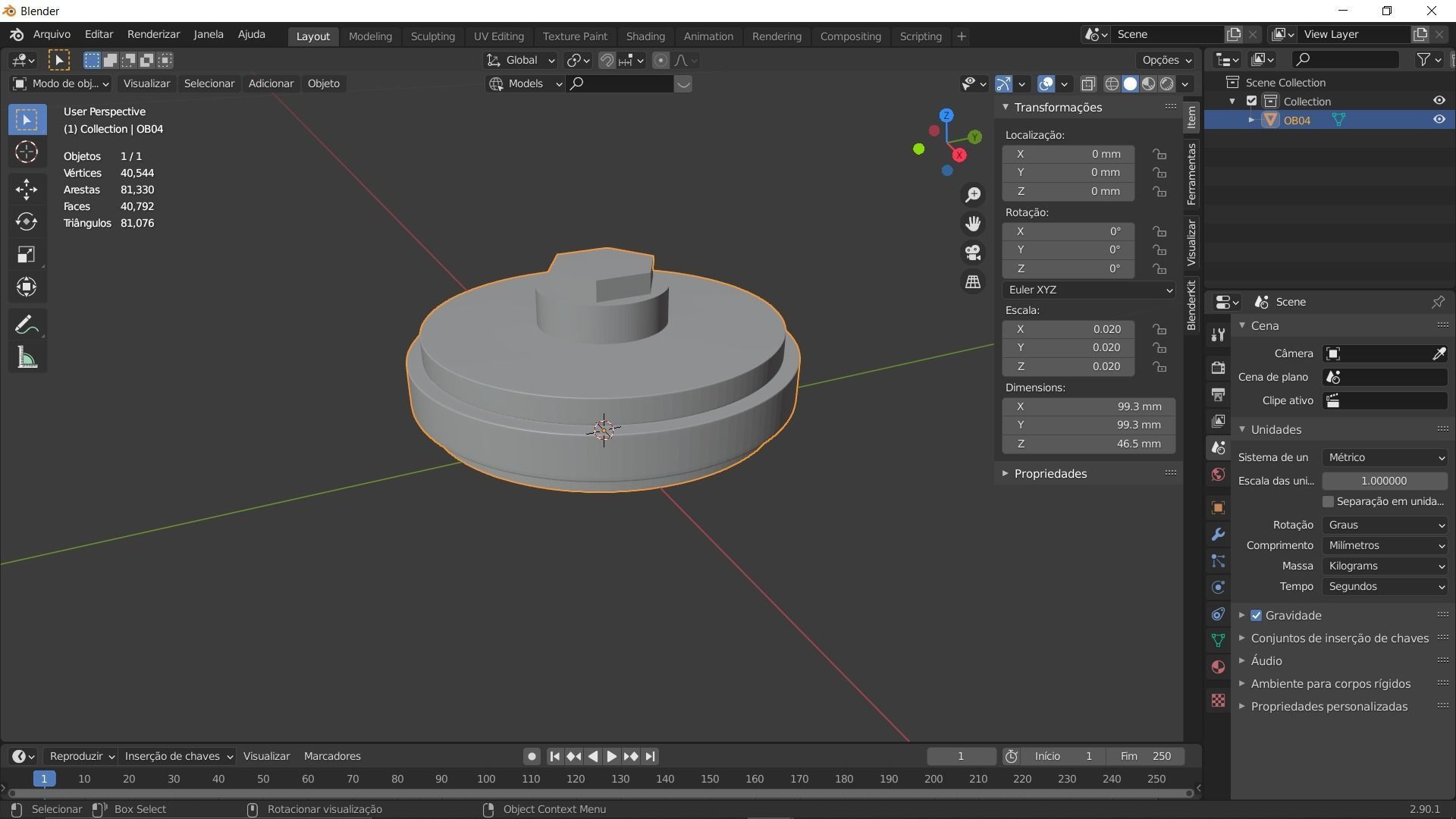 Speaker Woofer Print 3d 04 - Blender 3d Free 3D print model_13
