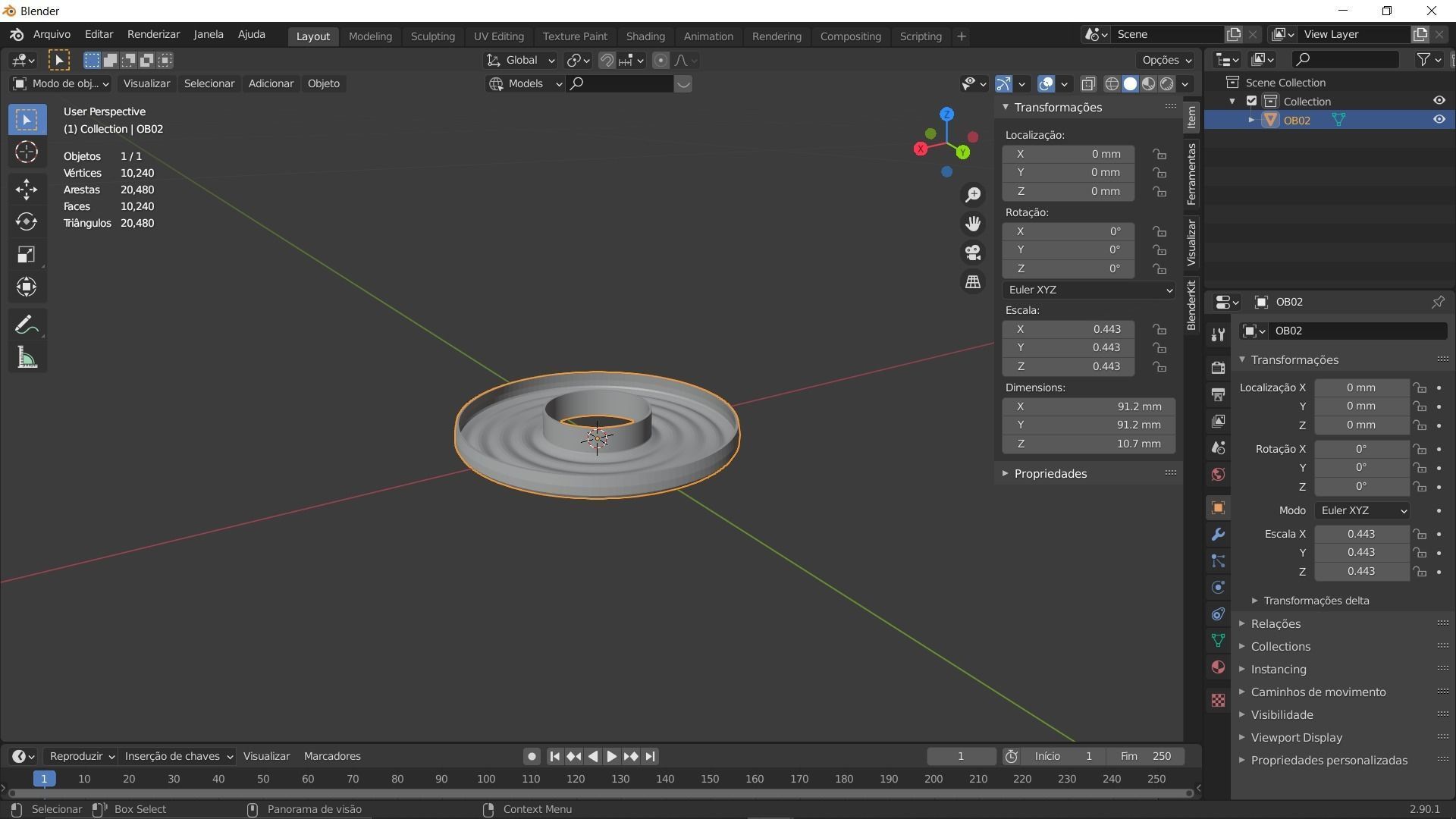 Speaker Woofer Print 3d 04 - Blender 3d Free 3D print model_12