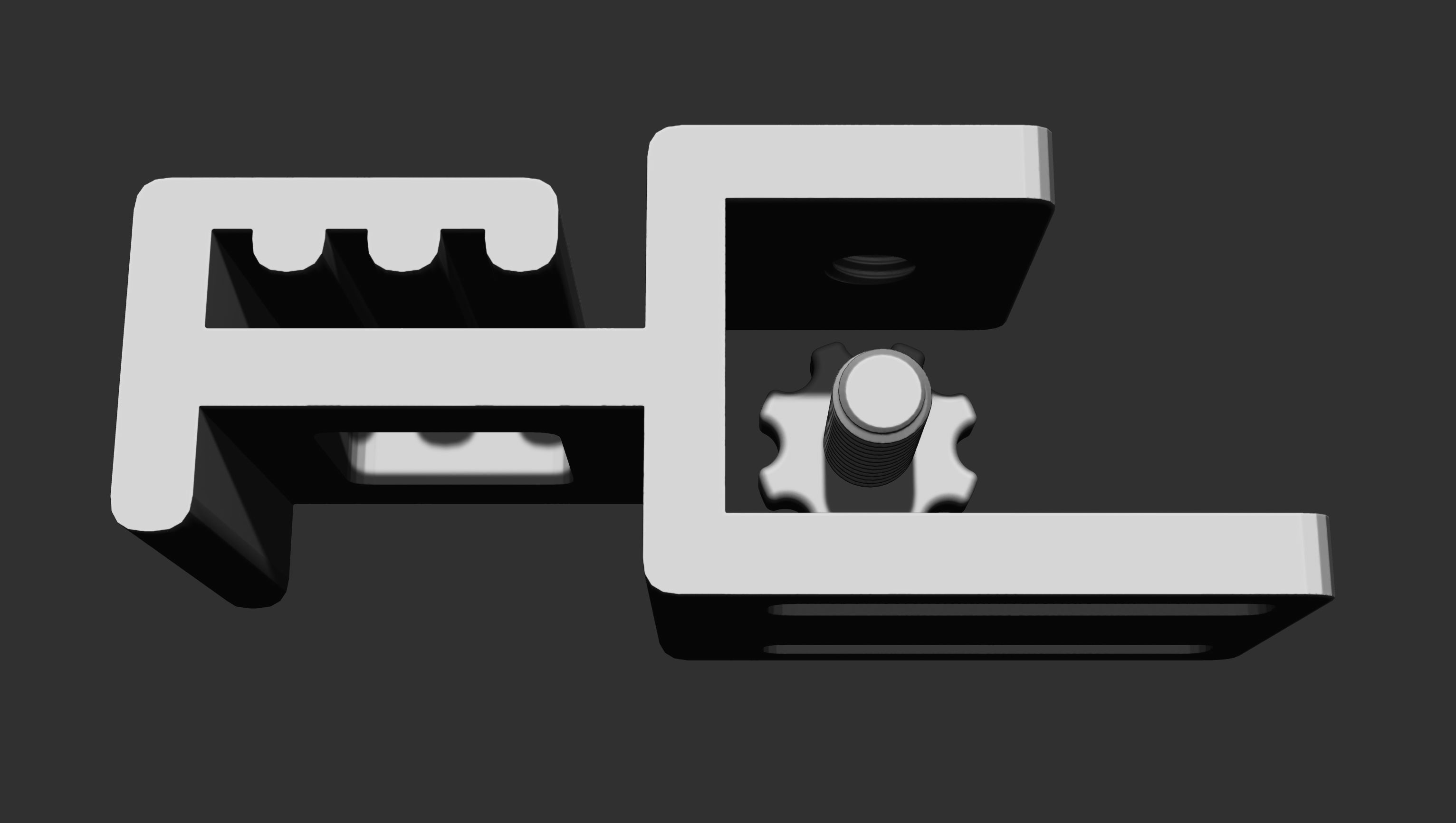 Headphone holder 3D print model_1