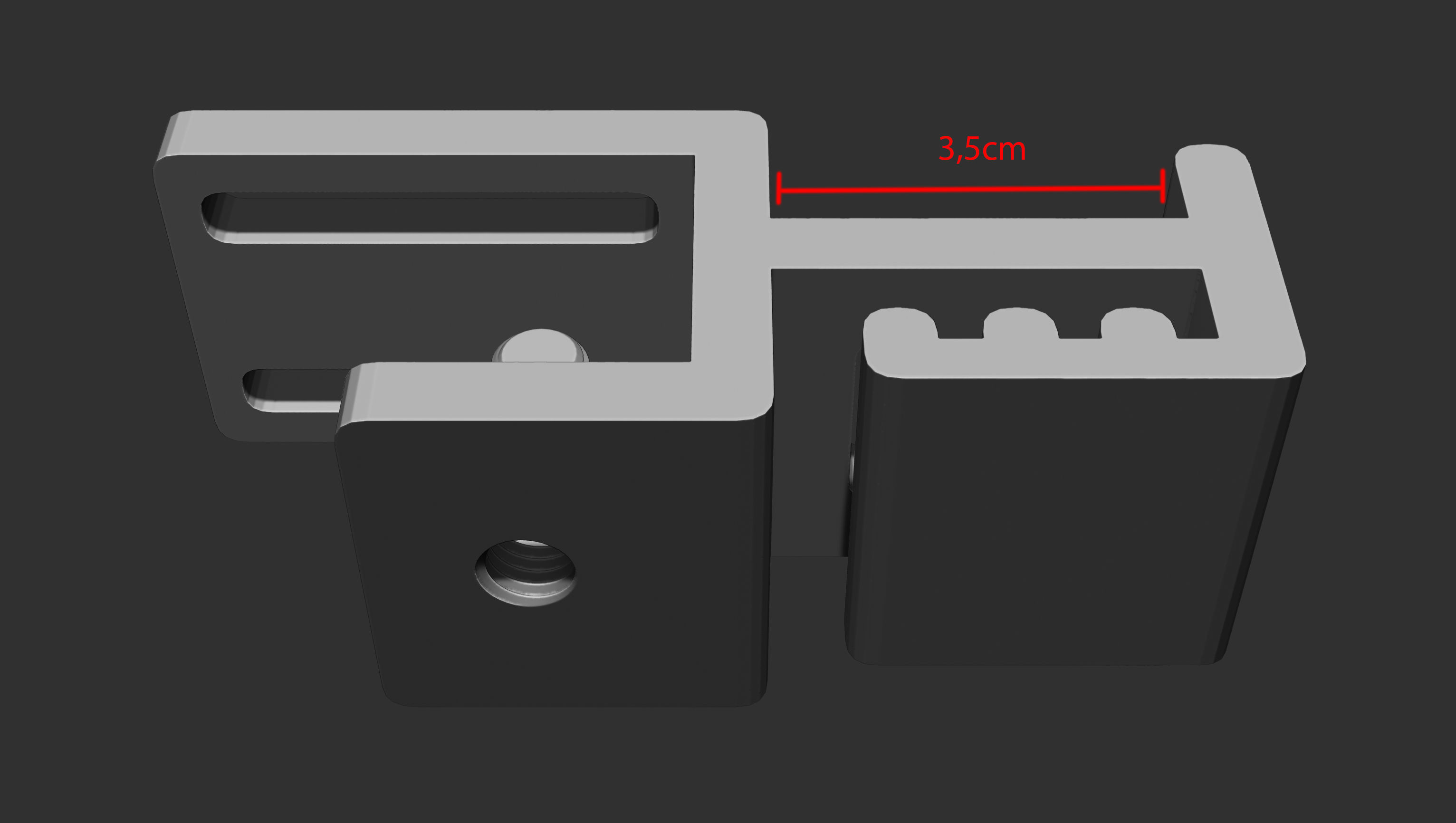 Headphone holder 3D print model_3