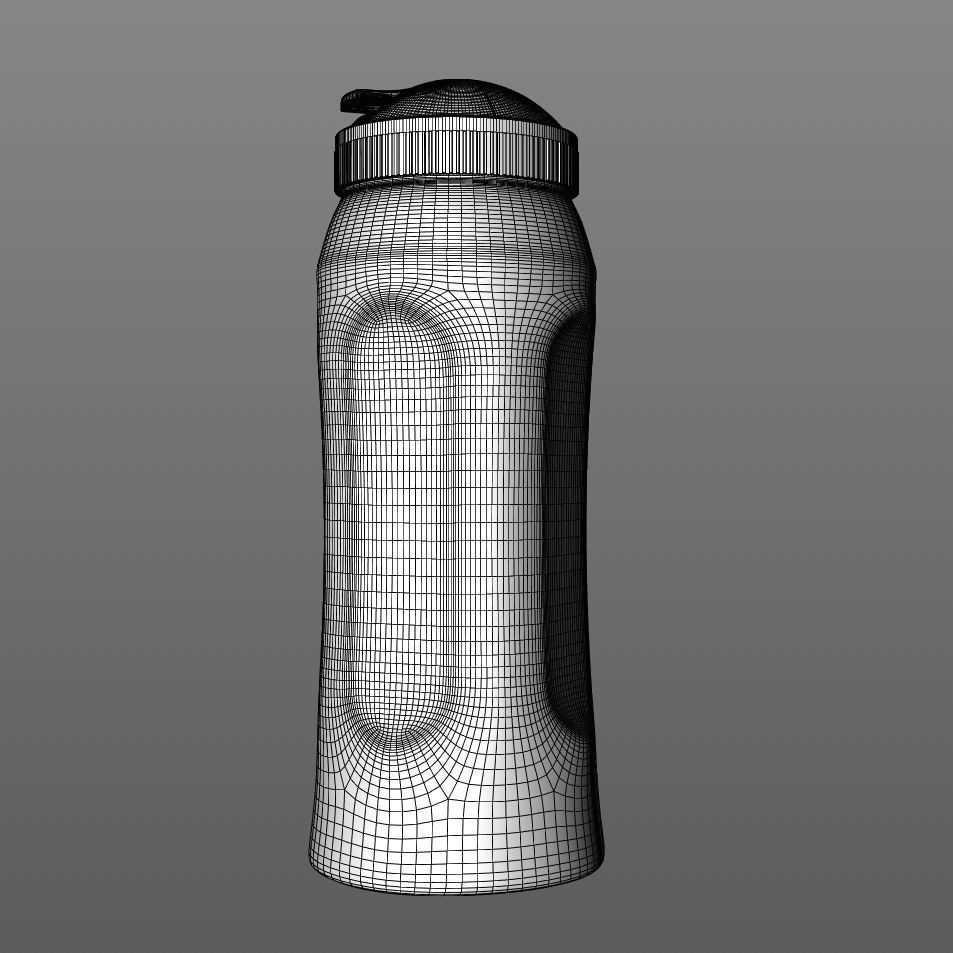 Water Bottle 3D model_2