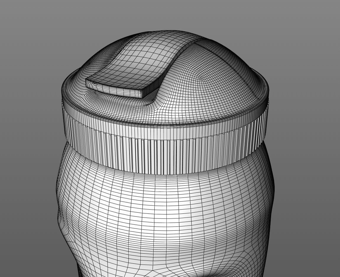 Water Bottle 3D model_4