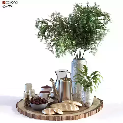 Decoration of breakfast set 029