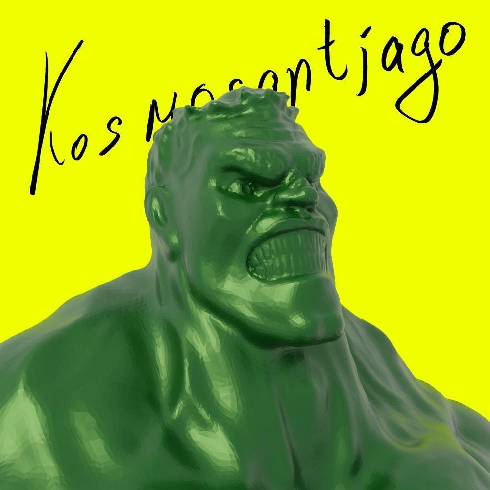 Hulk Phone Stand Free 3D print model_1