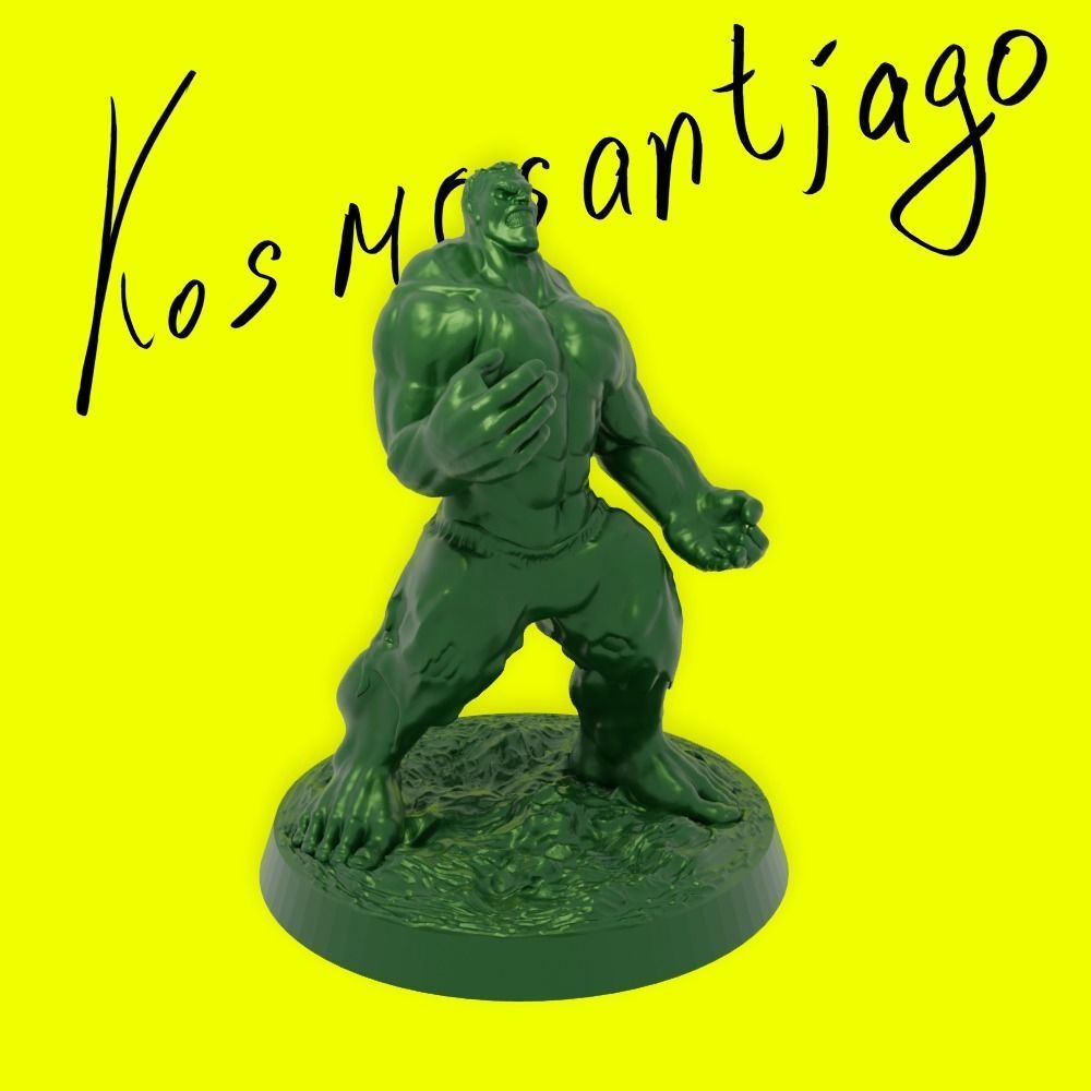 Hulk Phone Stand Free 3D print model_2