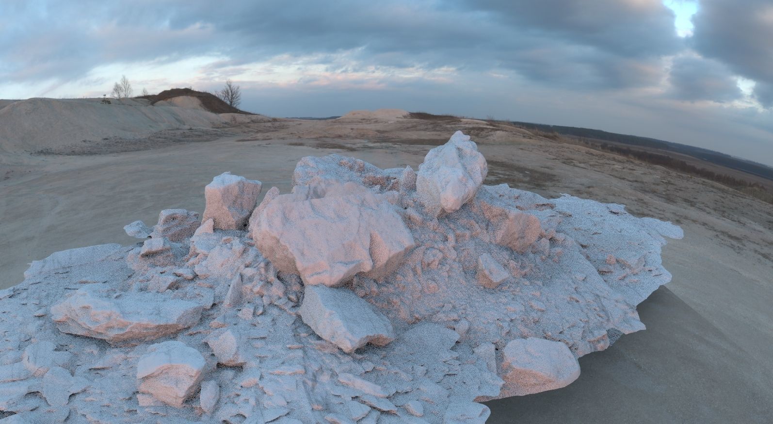 HD rock formations 3D model_1