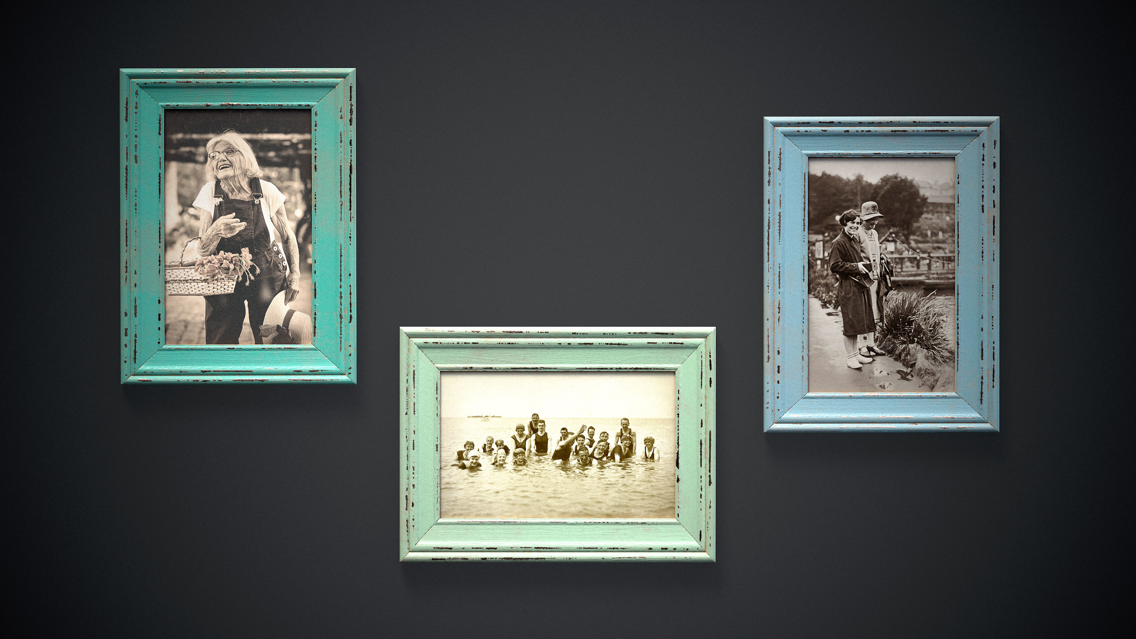 Picture Frame - PBR Game Ready Low-poly 3D model Free low-poly 3D model_1