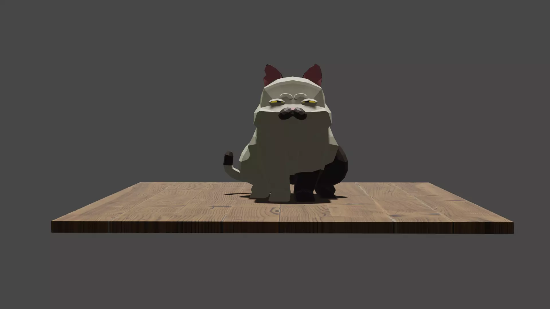 Machiavelli or cat from Luca 3D model_0