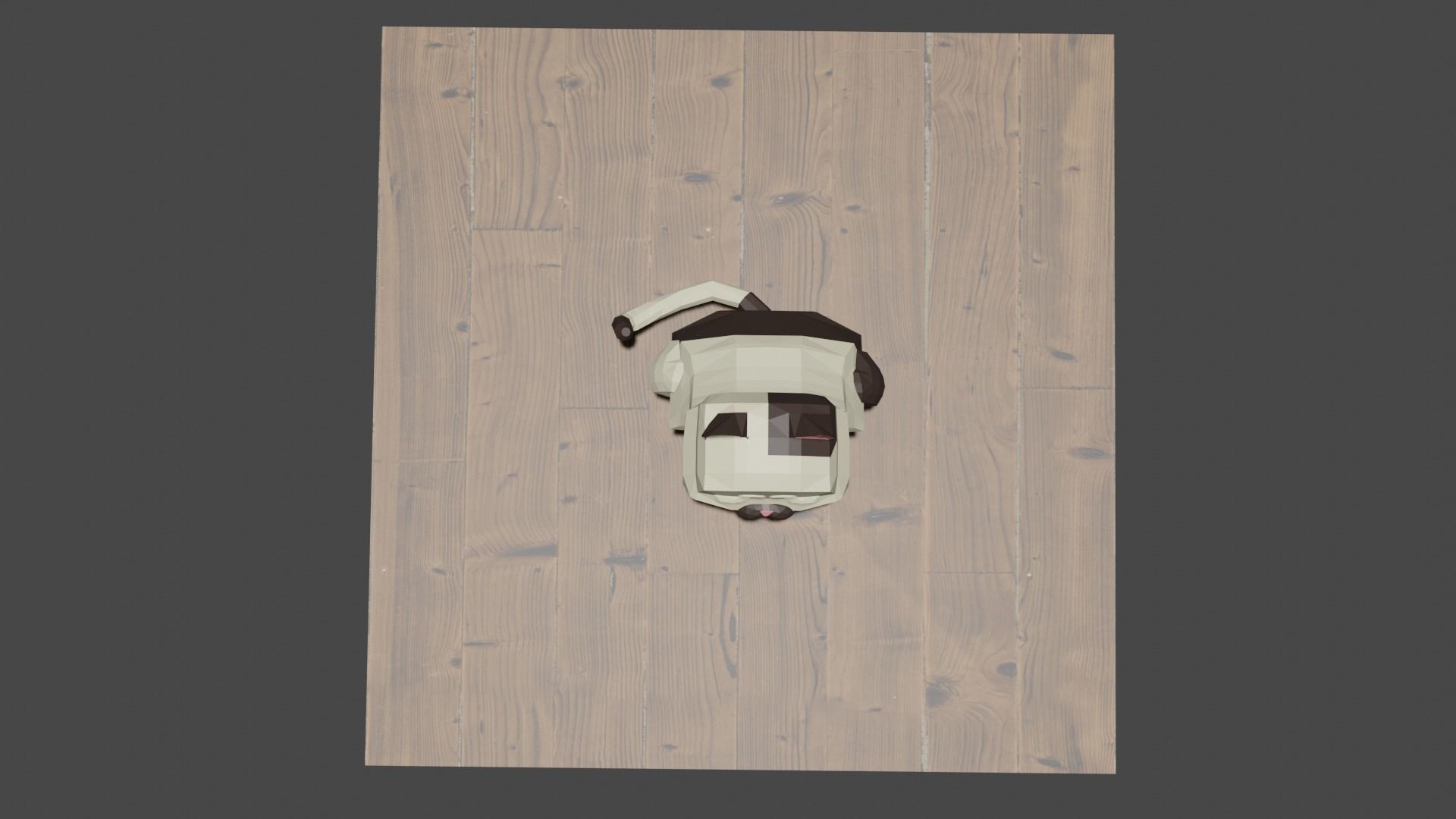 Machiavelli or cat from Luca 3D model_6