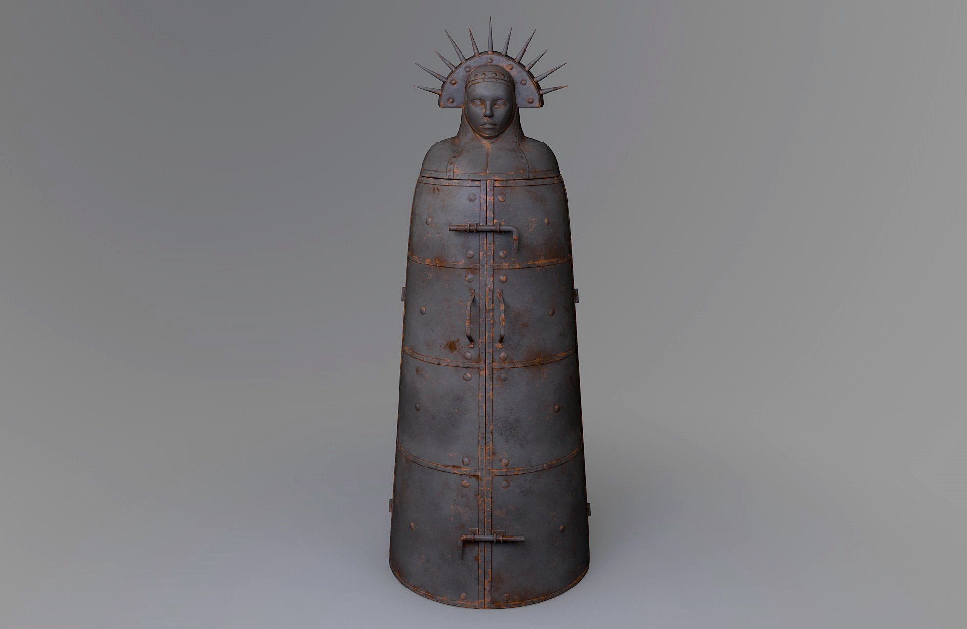 Iron Maiden  Low-poly 3D model_2