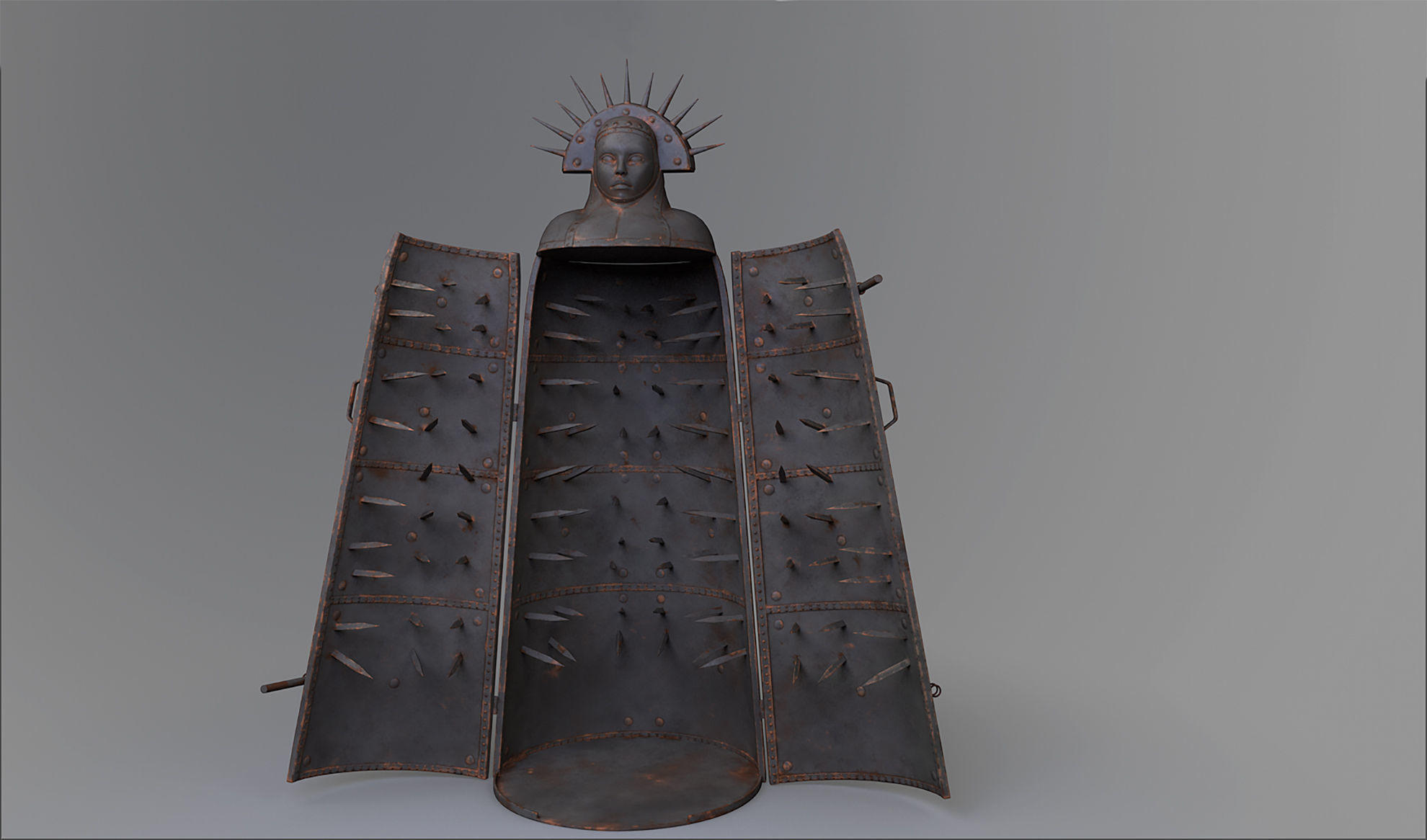 Iron Maiden  Low-poly 3D model_4