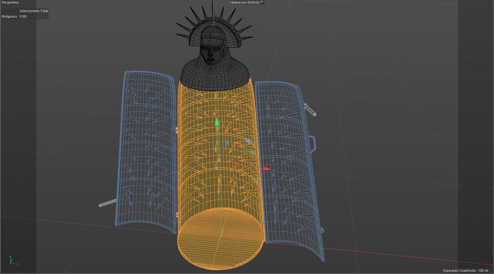 Iron Maiden  Low-poly 3D model_6