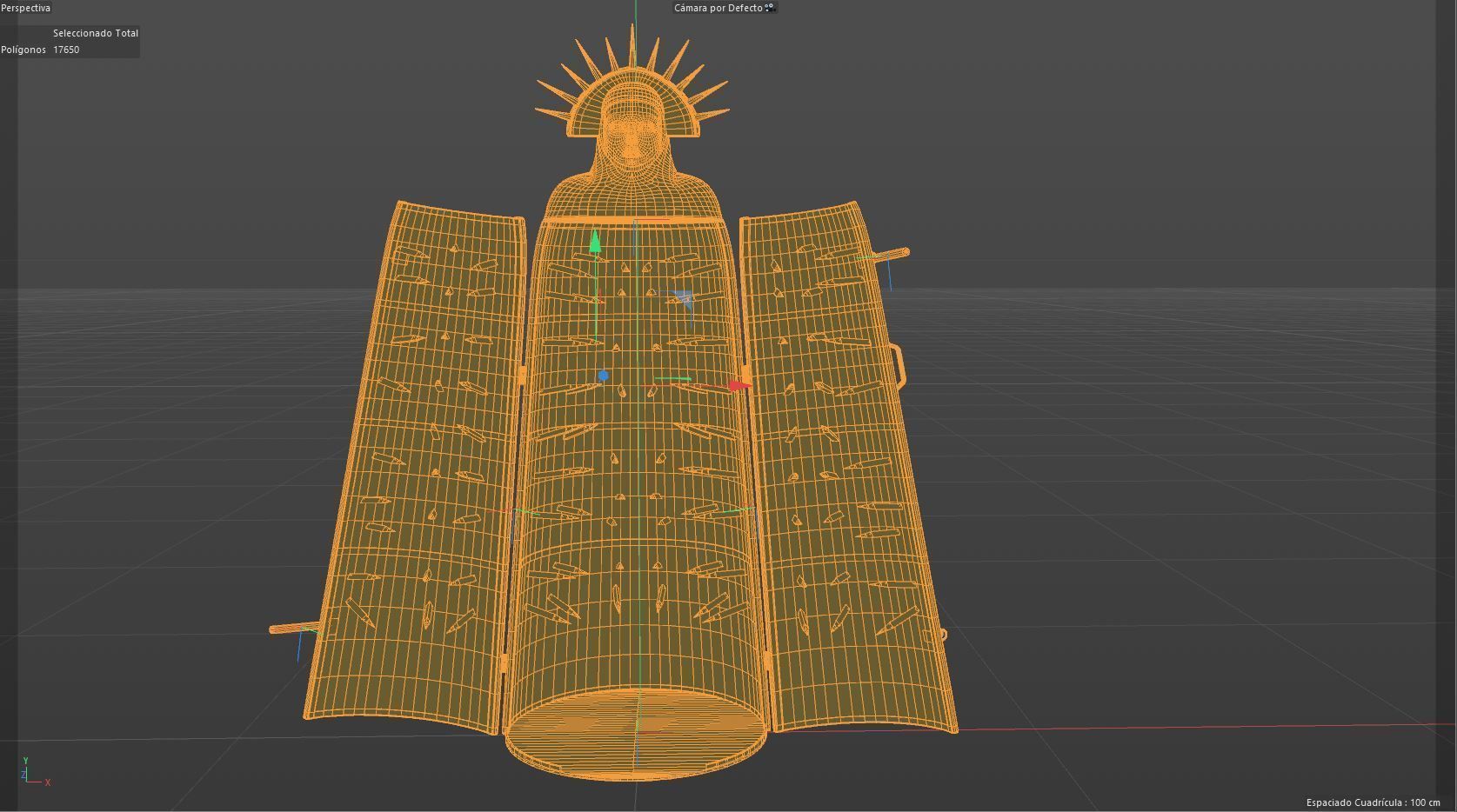 Iron Maiden  Low-poly 3D model_9
