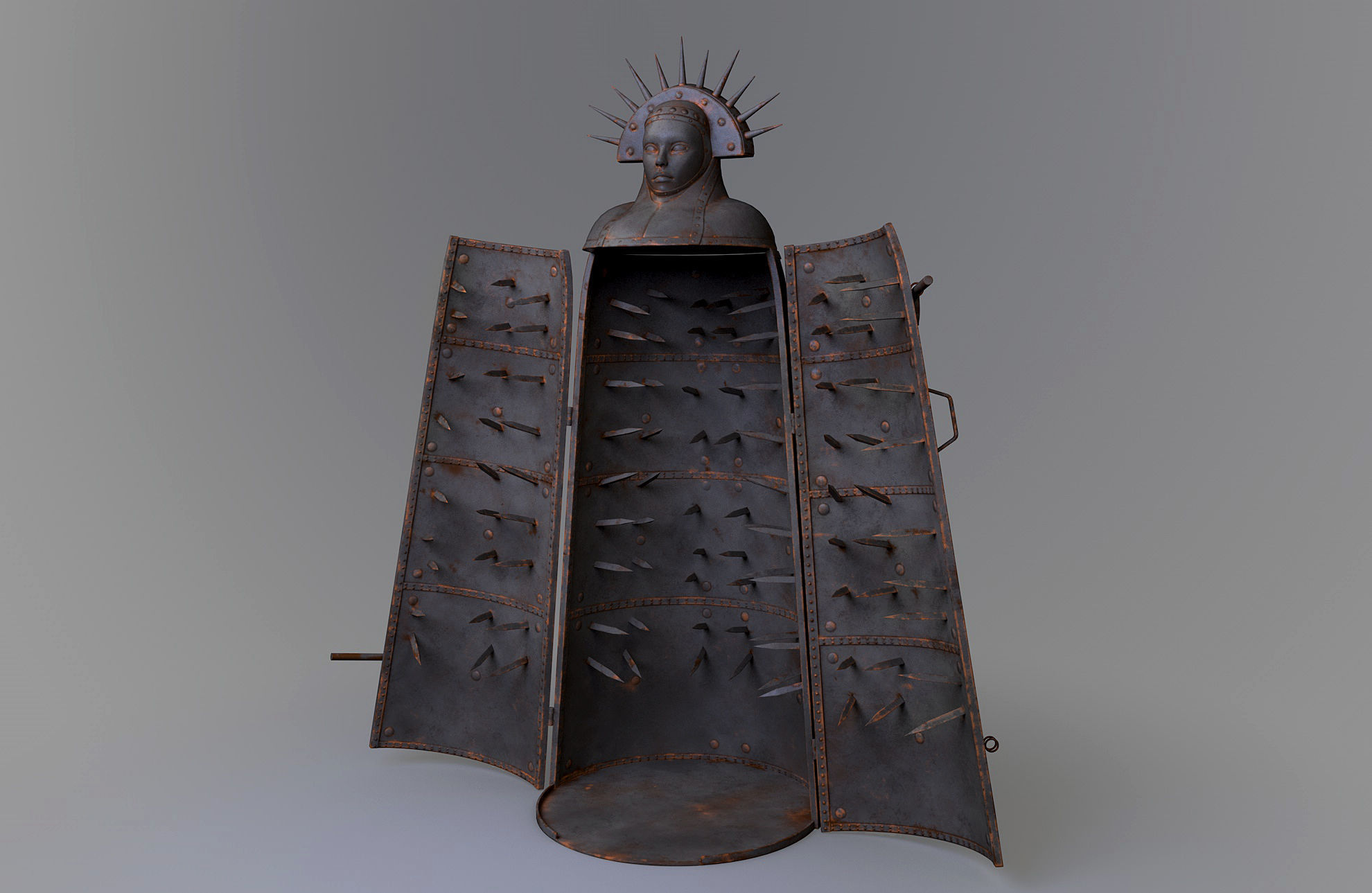 Iron Maiden  Low-poly 3D model_5