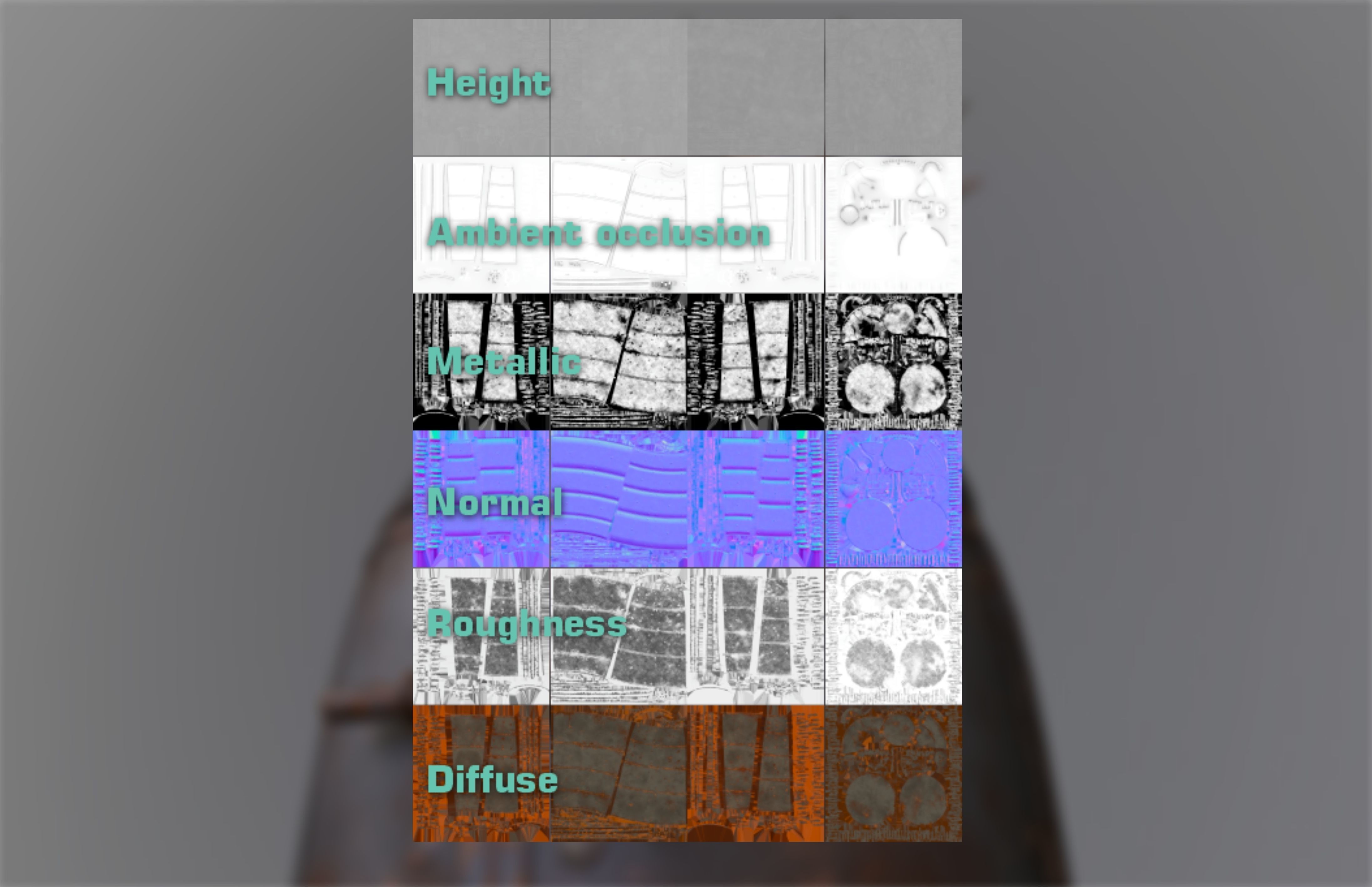 Iron Maiden  Low-poly 3D model_11