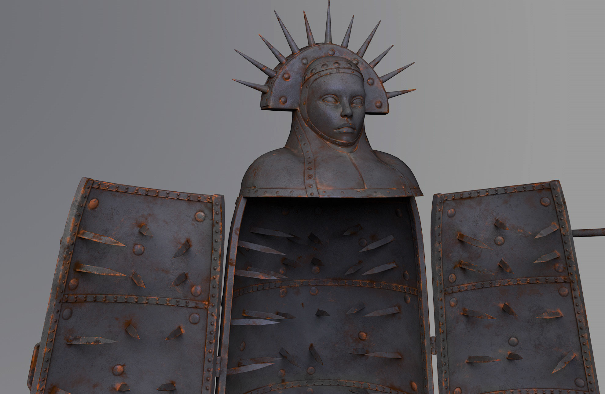 Iron Maiden  Low-poly 3D model_1