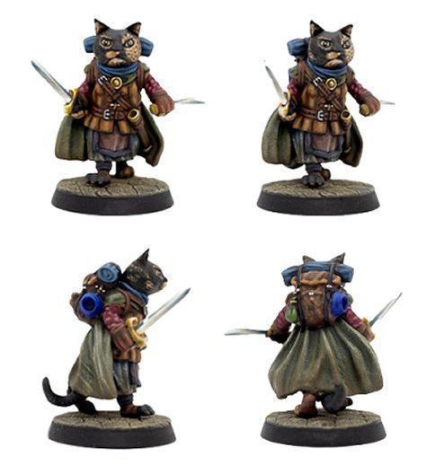Fantasy Cats RPG Party - The Fellowship of the Meow 3D print model_9