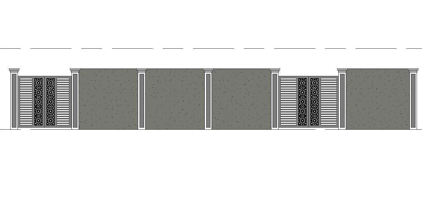 Islamic Pattern Mashrabya Fence Revit Model 3D print model_2