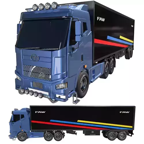 faw j7 3D model