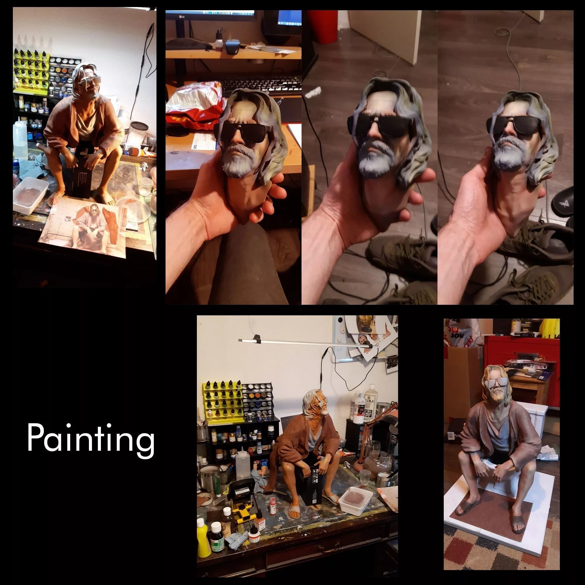 The Dude Toilet The Big Lebowski 3D print model_16