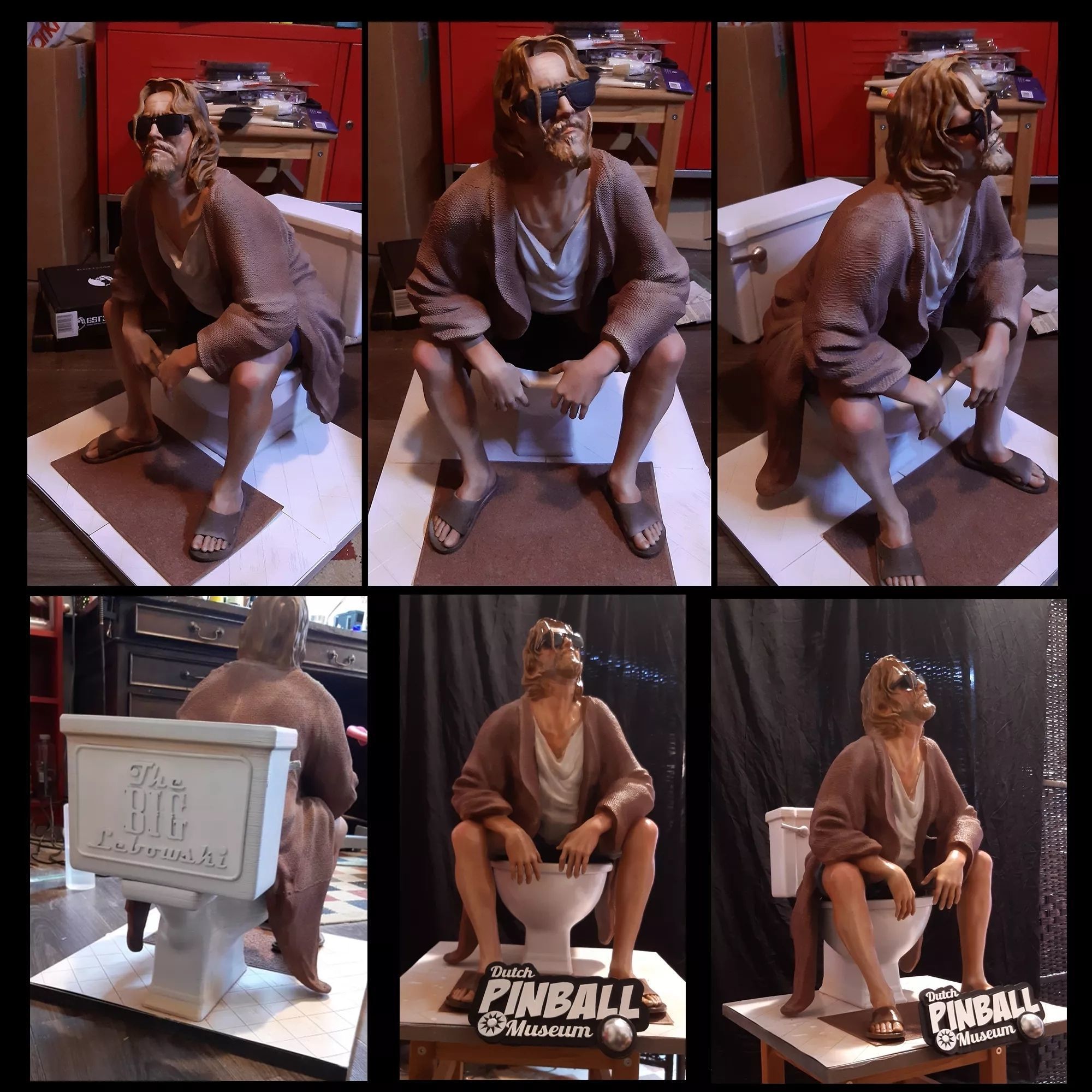 The Dude Toilet The Big Lebowski 3D print model_15