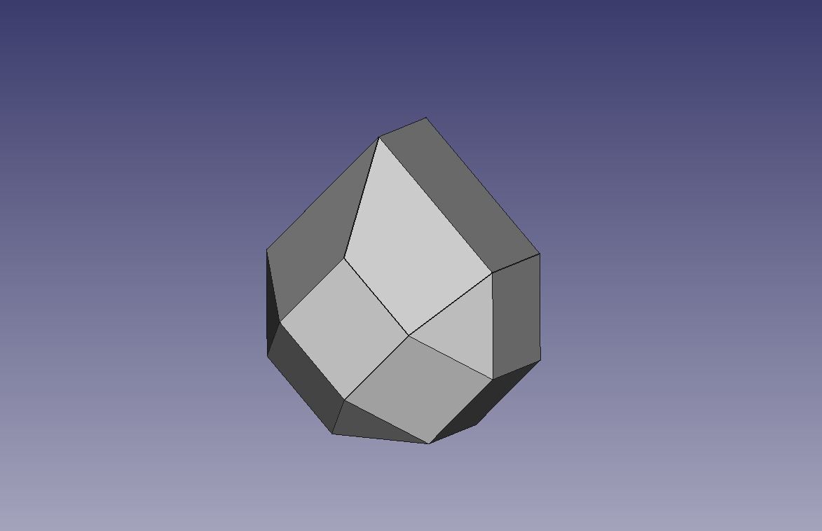 Octagonal Shape 3D Model 3D print model_1