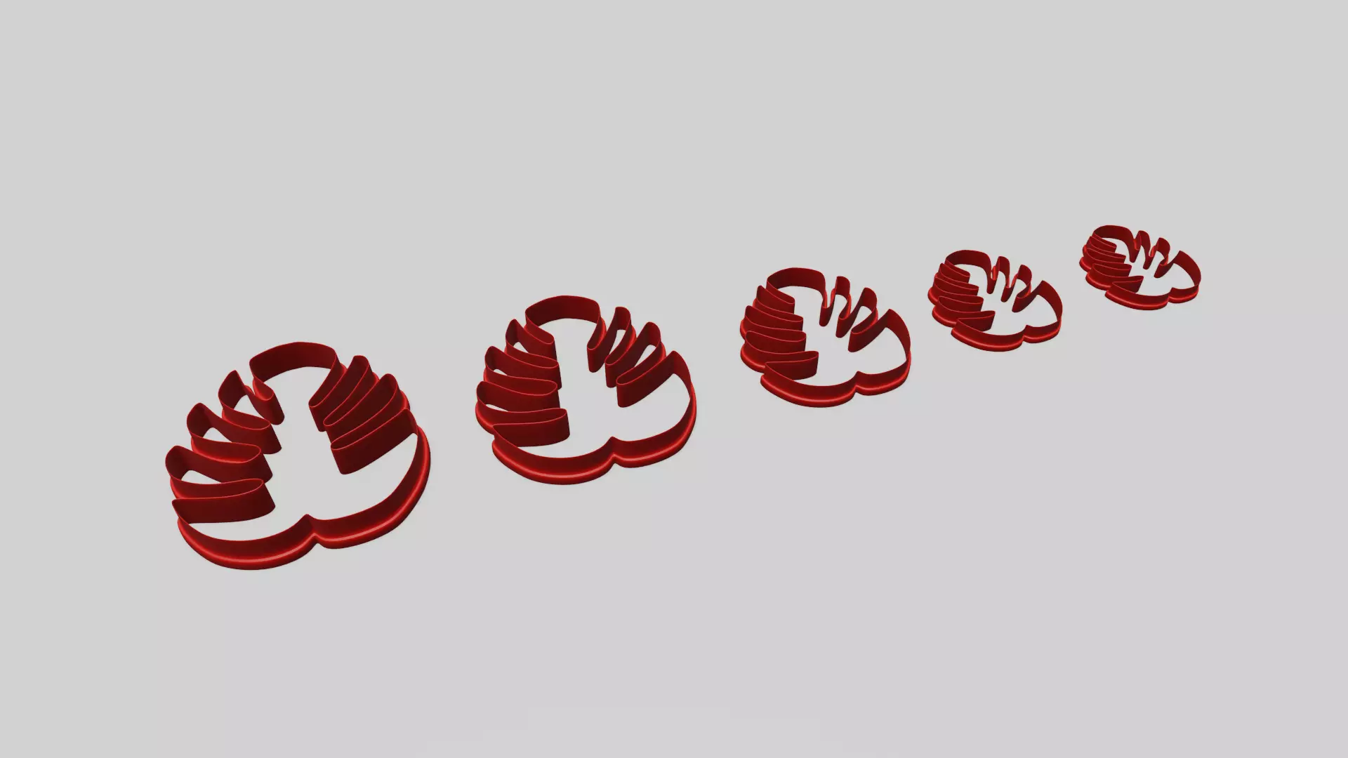 polymeric clay cutter- earrings 3D print model