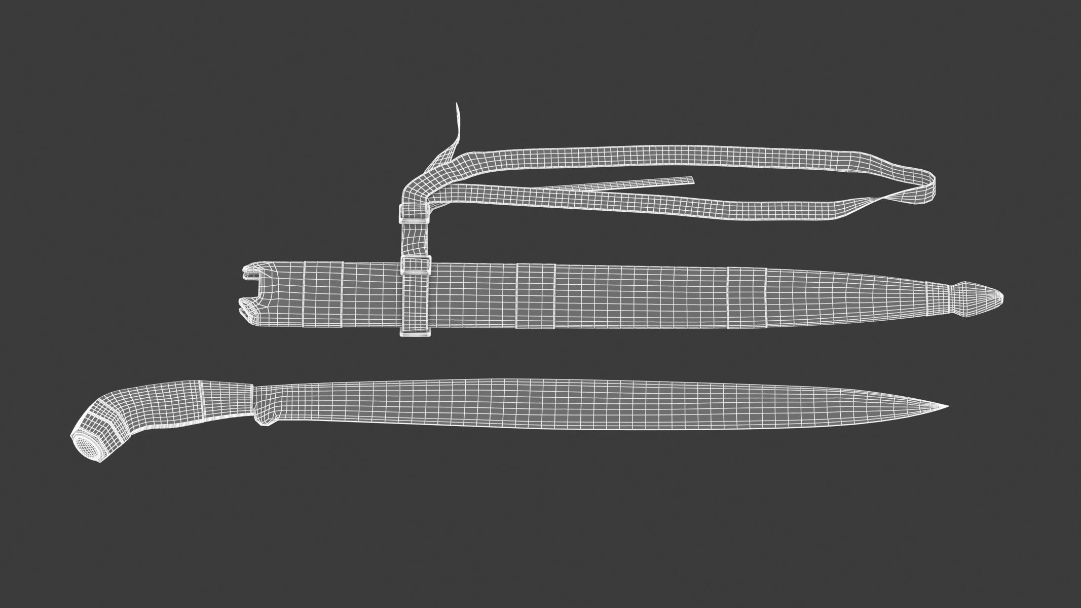 Dahong Palay Low-poly 3D model_10