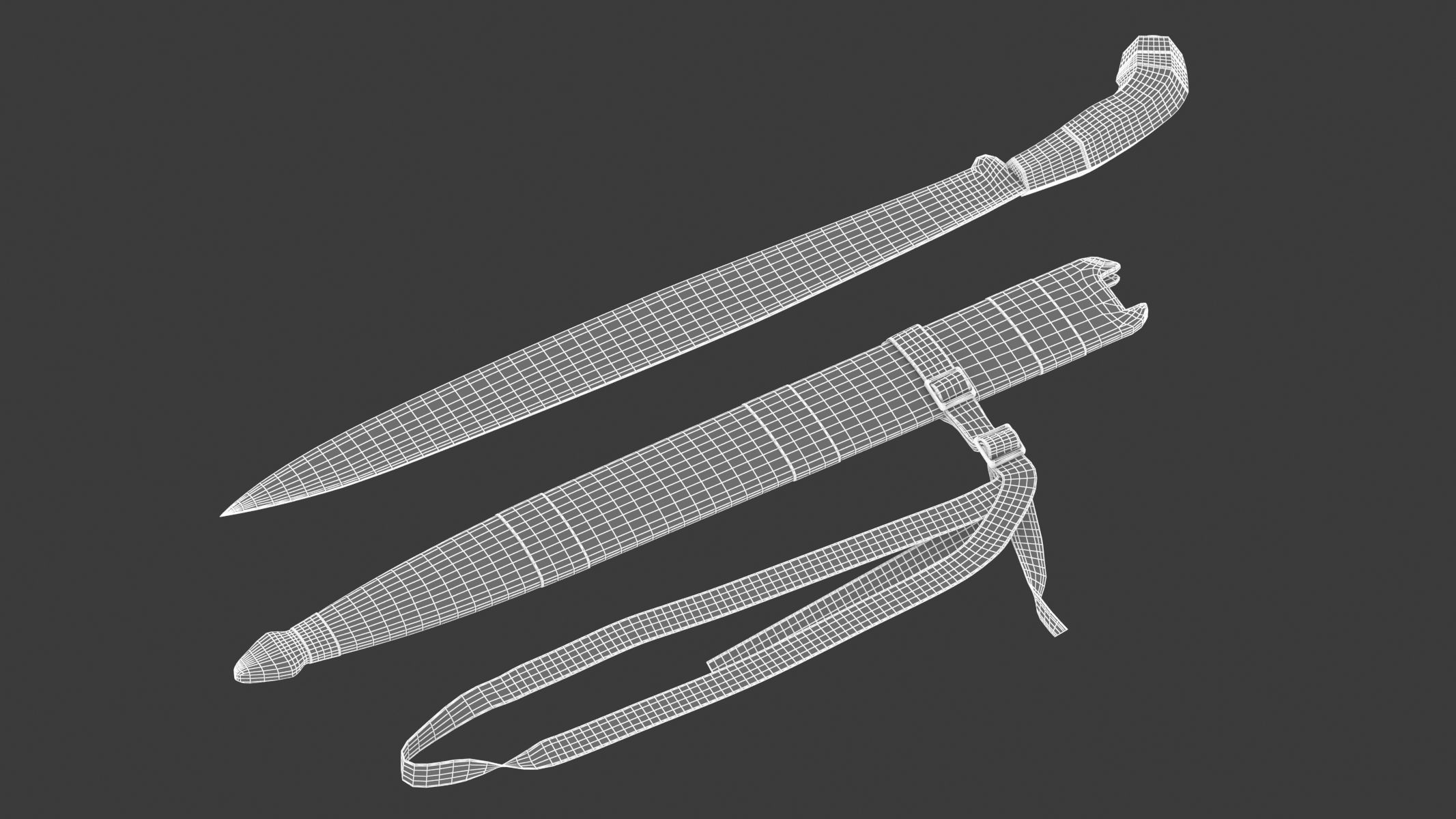 Dahong Palay Low-poly 3D model_12