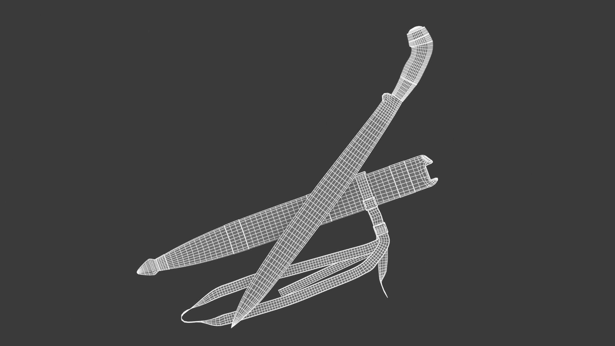 Dahong Palay Low-poly 3D model_15