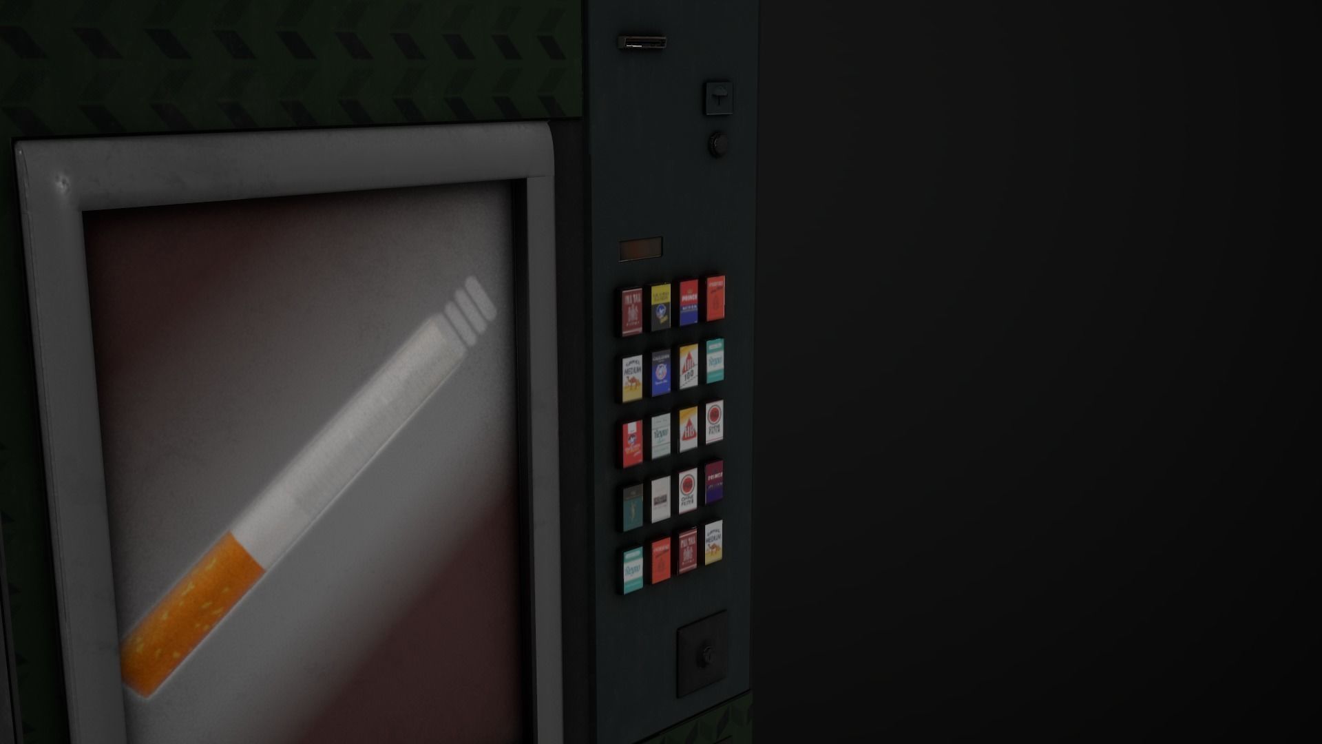 Cigarette Machine Low-poly 3D model_11