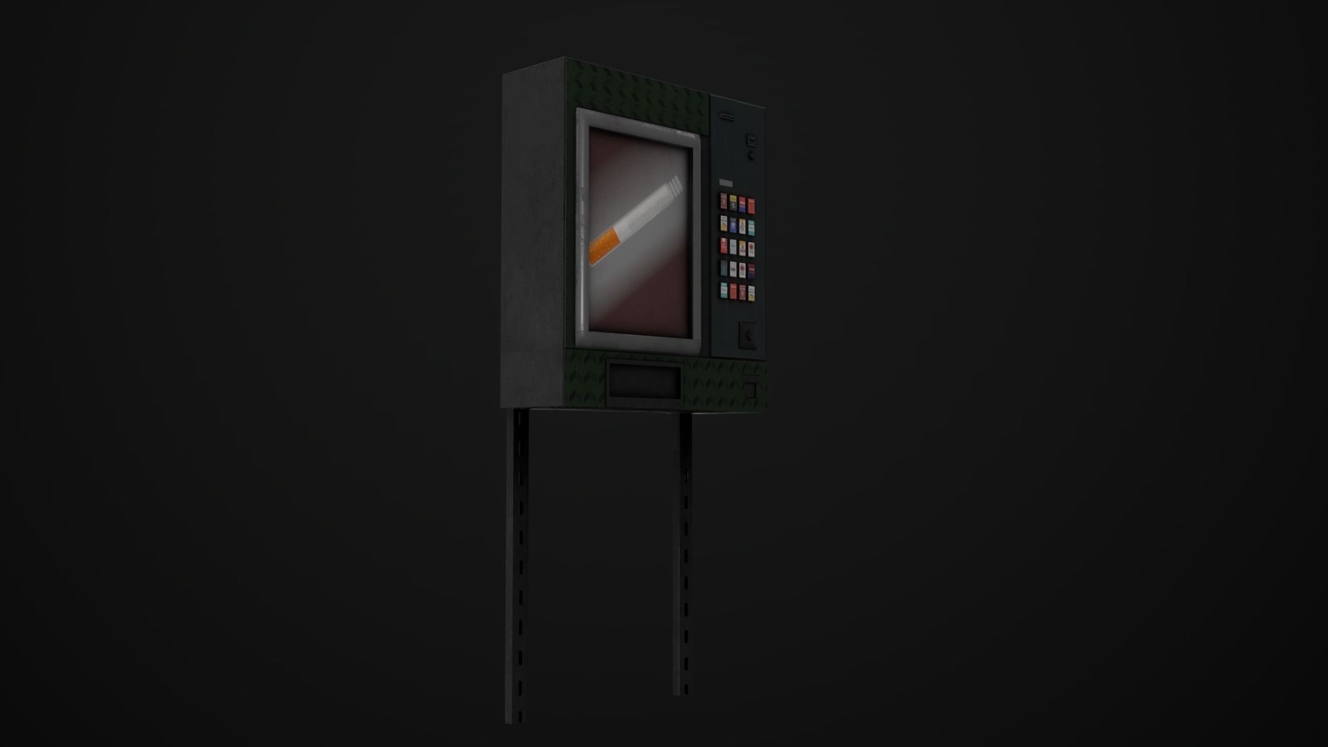 Cigarette Machine Low-poly 3D model_10
